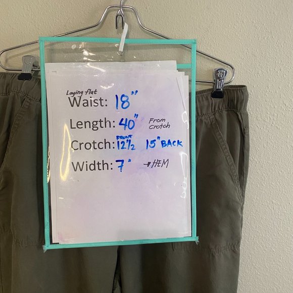 XL Olive lantern pants, tapered hem by Indigo Rein *W146 Indigo Rein - Picture 6 of 6